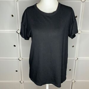 Rag & Bone Black Back Slit Top Size XS